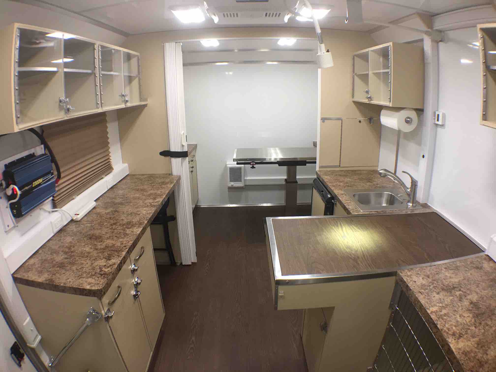 CVT for full-service mobile feline clinic